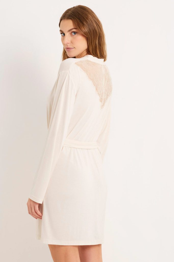Chemise de nuit femme en modal/dentelle