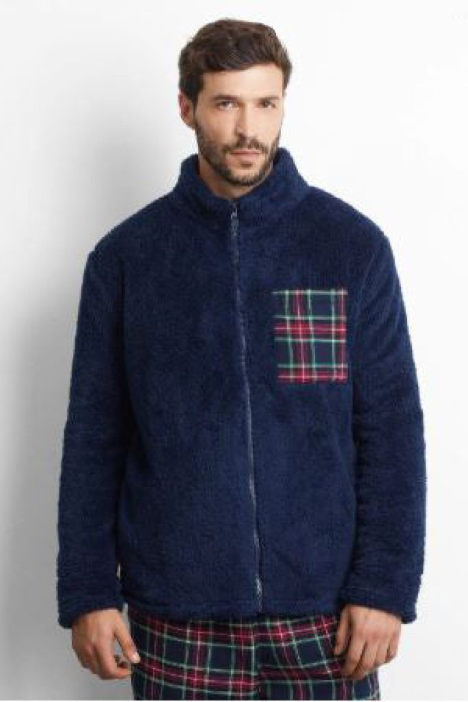 Veste de lit Tartan Family Man