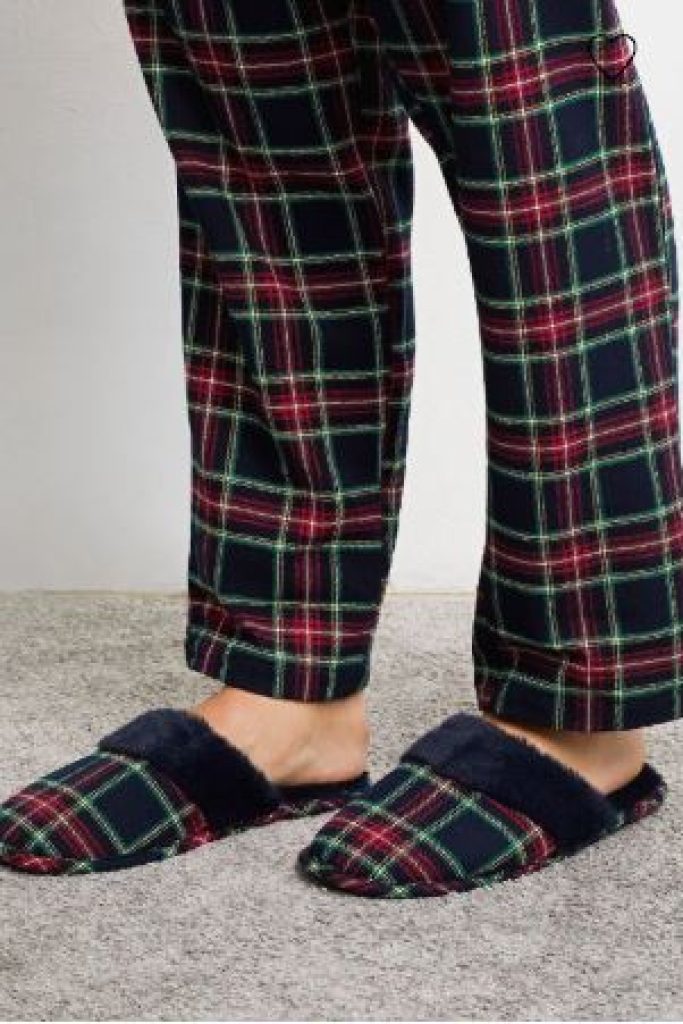 Chaussons pour femme Tartan Family