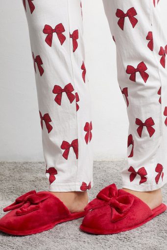 Chaussons pour femme Bow Lover